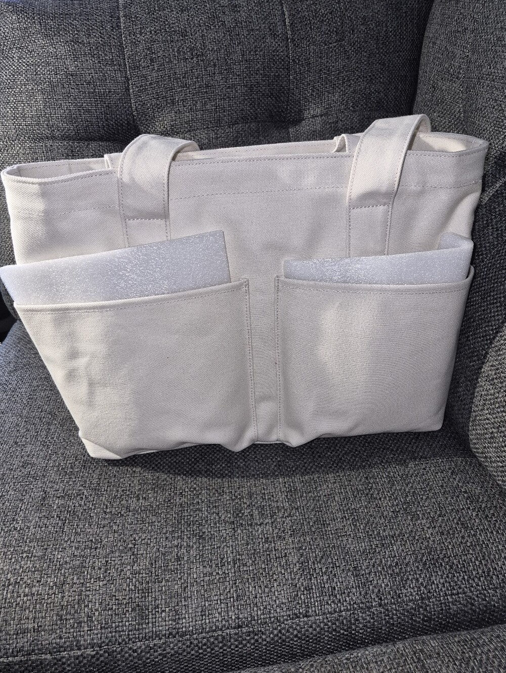 Dagne Dover Small Vida Tote In Color Natural - Picture 4 of 5